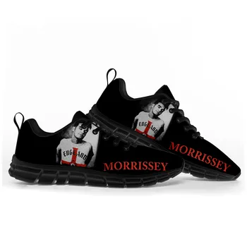Спортни обувки Morrissey Rock Pop Singer, Мъжки, Дамски, и за тийнейджъри, Детски Обувки, Ежедневни Висококачествени обувки за двойки, Черен