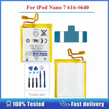 Съвместимост с батерия iPod Nano 7 616-0640 3,63 220 ма, резервни части за замяна с лесно снимаемой стикер