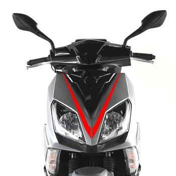 Състезателен Стил Мотор Скутер Главата Светоотражающая Стикер Дооснащение Декоративни Стикери за Suzuki 2022 UY125