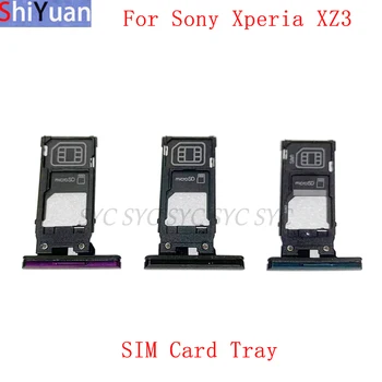 Тава за SIM-карти microSD Карта за Sony Xperia XZ3 Притежателя на слота за СИМ-карти Резервни Части