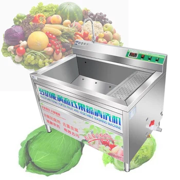 Четка за миене на плодове, почистване на зеленчуци, промишлен автоматичен конвейер, измиване с високо налягане 300 кг