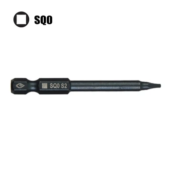 Шестостенни дръжка, професионална стоманена отвертка, дължина на инструмента 6,35 мм, 65 мм, за електрически SQ0 SQ1 SQ2 SQ3